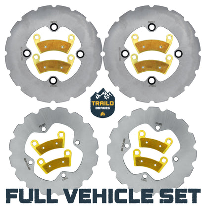 Polaris Ranger XP 1000 / XP Kinetic 2021-2027 Ridge Rider Rotor and Pad Kit