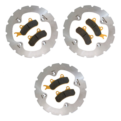 Can-Am Defender 3-Seater HD10/HD9/HD8/HD7/HD5 2016-2026 Ridge Rider Rotor and Pad Kit