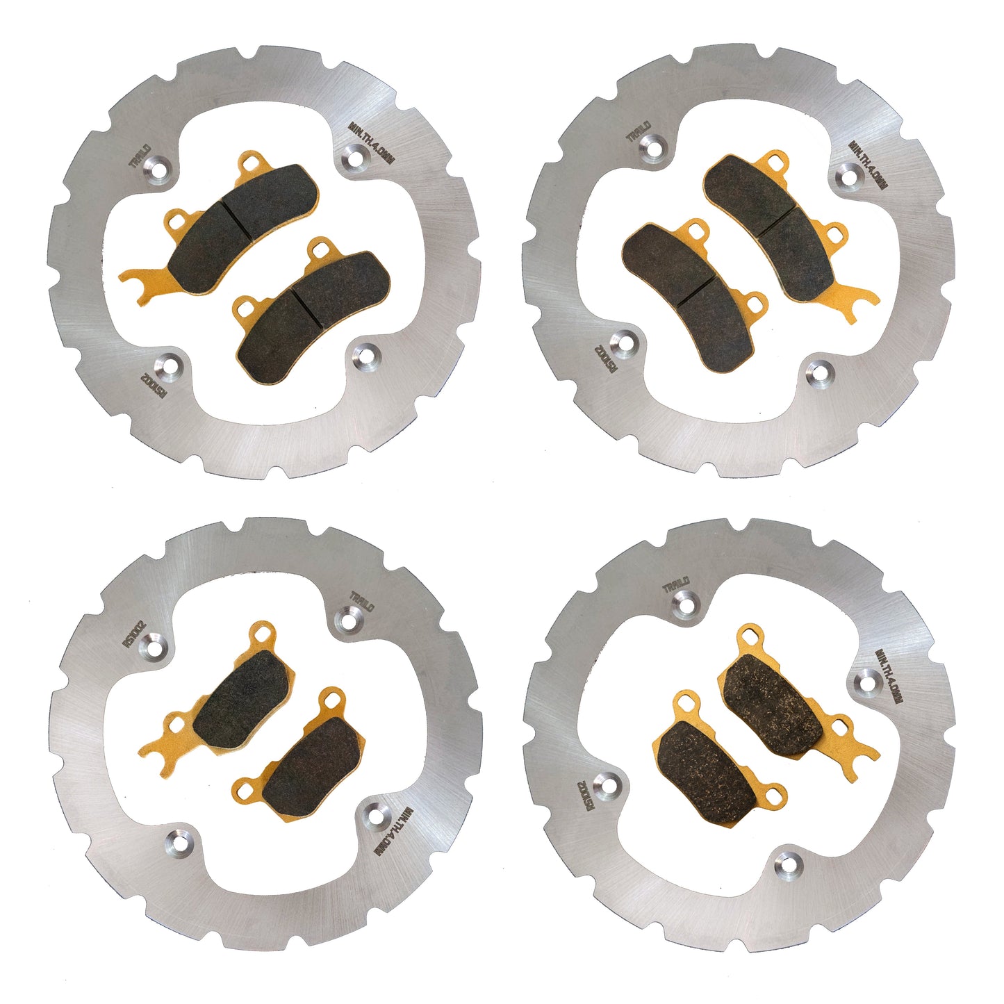 Can-Am Defender 3-Seater HD10/HD9/HD8/HD7/HD5 2016-2026 Ridge Rider Rotor and Pad Kit