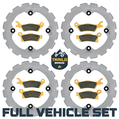 Can-Am Outlander 1000/850/650/450 6x6 2015-2026 Ridge Rider Rotor and Pad Kit
