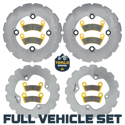 Polaris Ranger XP 1000 / XP Kinetic 2021-2027 Ridge Rider Rotor and Pad Kit