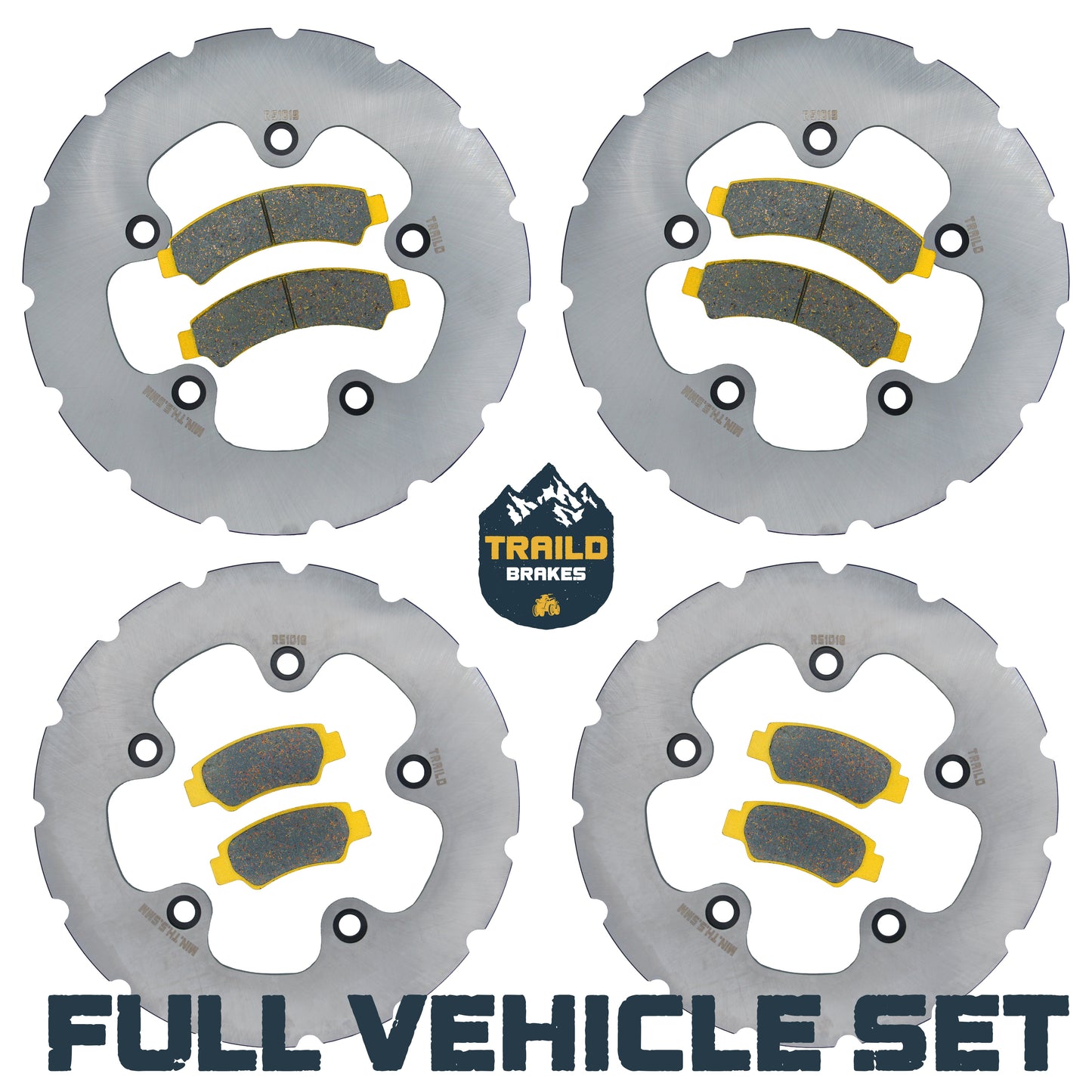 CFMoto U10 PRO/U10XL PRO 2025-2026 Ridge Rider Rotor and Pad Kit