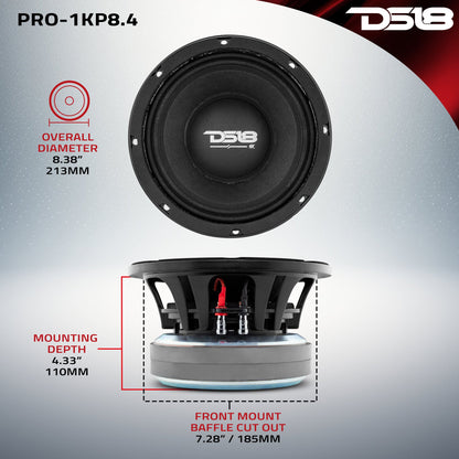 PANCADÃO Mid-Bass Loudspeaker 8" 1000 Watts Rms 4-Ohm