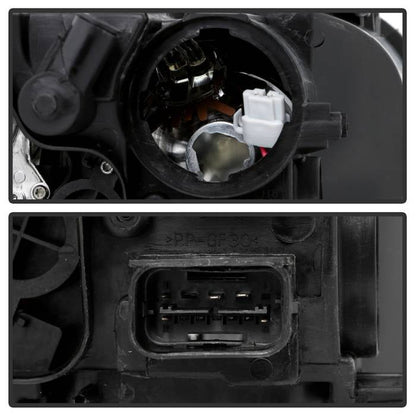 SPYDER xTune 08-13 BMW 3-Series E90/E91 4DR OEM Style Halogen Proj Headlights -Blk (PRO-JH-BE9009-AM-BK) 9943621