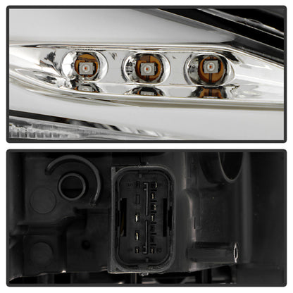 SPYDER 11-13 BMW 528i/535i OE Left Halogen w/ LED Halo Projector Headlight (PRO-JH-BF1011-H-OE-L) 9959295