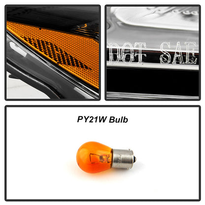 SPYDER xTune 11-13 Buick Regal HID w/LED DRL Blue Ring Proj. Headlight - Right (PRO-JH-BREG11BL-HID-OE-R) 9952784
