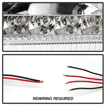 SPYDER Xtune Chrysler 300C 05-10 ( Not 300 ) Halo Projector Headlights Chrome PRO-JH-C300C-LED-C 9027741