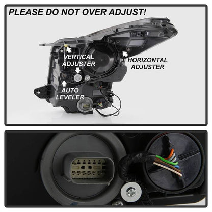 SPYDER xTune 13-18 Cadillac ATS Passenger Side Halogen Proj Headlights - OEM Right (PRO-JH-CATS14-OE-R) 9943782