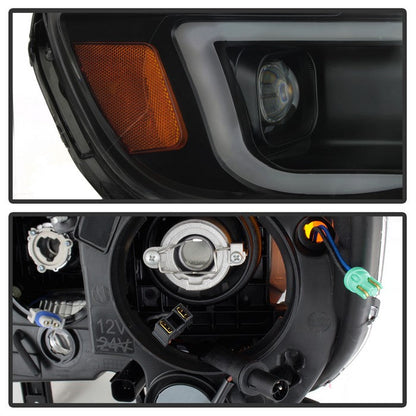 SPYDER xTune Chevy Colorado 15-17 HalogenOnly Projector Headlights - Black Smoked PRO-JH-CCO04-LBDRL-BSM 9039300