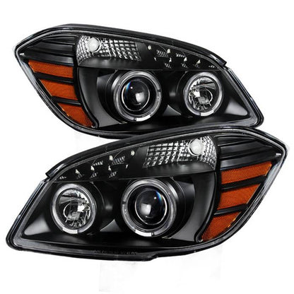 SPYDER Xtune Chevy Cobalt 05-10 Halo Projector Headlights Black PRO-JH-CCOB05-LED-BK 9027765