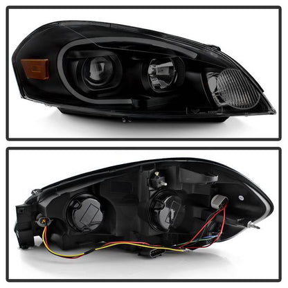 SPYDER xTune 06-13 Chevrolet Impala LED Light Bar Headlights - Black Smoke (PRO-JH-CIM06-LB-BSM) 9042256