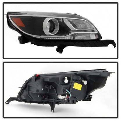 SPYDER xTune 13-15 Chevrolet Malibu OEM Projector Halogen Headlights - Black (PRO-JH-CM14-AM-BK) 9942341