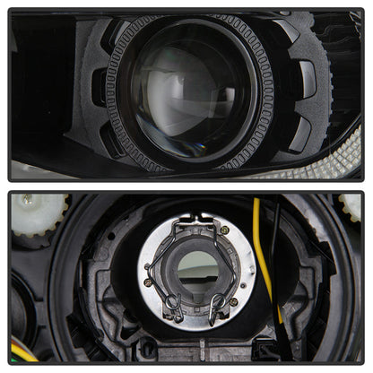 SPYDER 16-18 Chevy Malibu LED Switch Sequential Signal Projector Headlights - Black 9937200