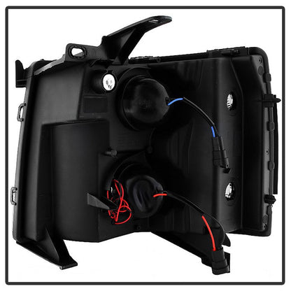 SPYDER Xtune Chevy Silverado 1500/2500 07-13 Halo Projector Headlights Black Smoked PRO-JH-CS07-LED-BSM 9030277
