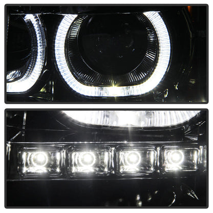 SPYDER Xtune Chevy Silverado 1500/2500/3500 07-13 LED Halo Projector Headlights Chrome PRO-JH-CSIL07-CFB-C 9032202