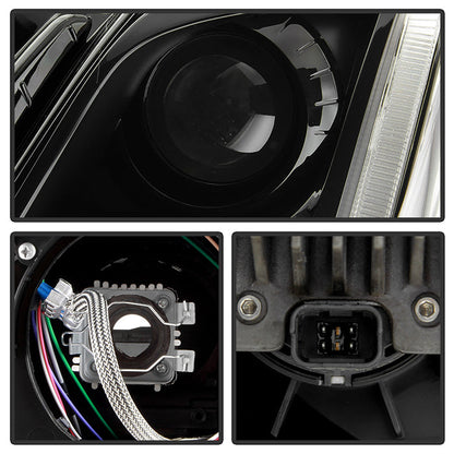 SPYDER xTune Cadillac XTS 13-17 Xenon non-AFS HID OE Projector Headlights PRO-JH-CXTS13-HID-BK 9945823