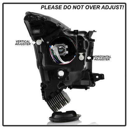 SPYDER xTune 13-15 Cadillac XTS Xenon Non-AFS OEM HID Proj Headlight - Chrm - Left (PRO-JH-CXTS13-HID-C-L) 9937217
