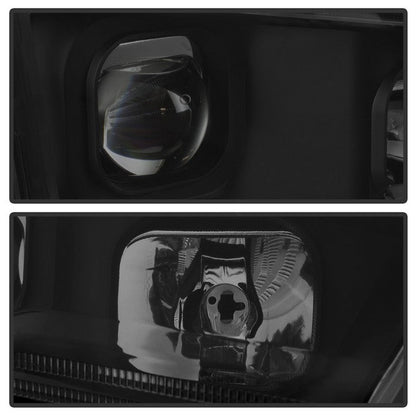SPYDER xTune 11-14 Dodge Charger Projector Headlights - Halogen - DRL - Black Smoked (PRO-JH-DCHA11-LB-BSM) 9041747
