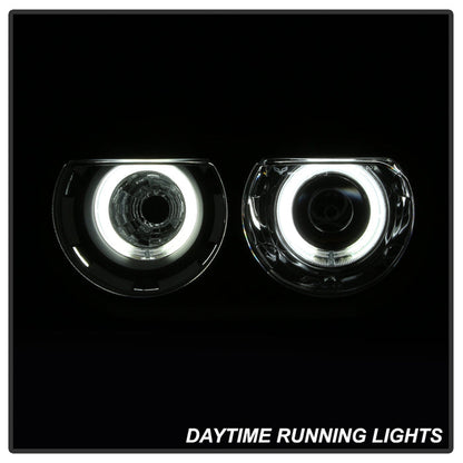 SPYDER xTune Dodge Challenger 08-14 Halogen Only Halo Projector Headlights Black PRO-JH-DCHAL08-HA-BK 9039249