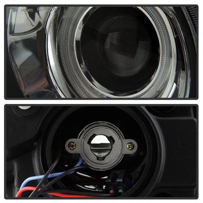 SPYDER xTune Dodge Challenger 08-14 Halogen Only Halo Projector Headlights Black PRO-JH-DCHAL08-HA-BK 9039249