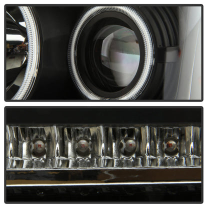 SPYDER xTune 07-11 Dodge Nitro CCFL Halo Projector Headlights w/LED Signal - Blk (PRO-JH-DNIT07-CCFL-BK) 9036880