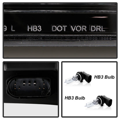 SPYDER Xtune 16-18 Ram 1500/2500/3500 (Projector LED) OEMStyle Headlights Black Right (PRO-JH-DR16-OE-BK-R) 9948299