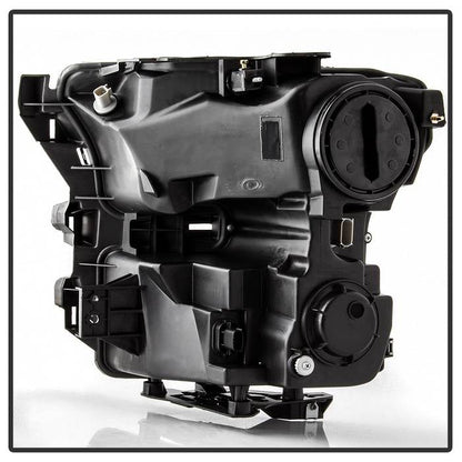 SPYDER xTune 15-17 Ford F-150 DRL LED Light Bar Projector Headlights - Black Smoke (PRO-JH-FF15015-LB-BSM) 9042942