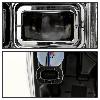 SPYDER Xtune 21-23 Ford F150 (Halogen Models) Full LED Headlights - Chrome (PRO-JH-FF15021-FLED-C) 9052606
