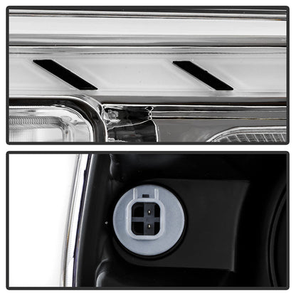 SPYDER Xtune 21-23 Ford F150 (Halogen Models) Full LED Headlights - Chrome (PRO-JH-FF15021-FLED-C) 9052606