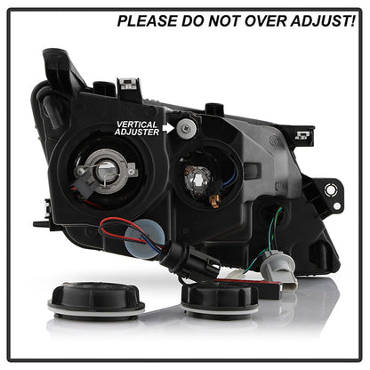 SPYDER xTune 10-12 Ford Fusion Projector Headlights - Light Tube DRL - Black (PRO-JH-FFU10-LB-BK) 9041778