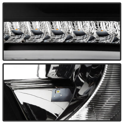 xTune GMC Sierra 1500 14-15 Sierra 2500 3500 15-17 Headlight Halogen Mdls- Black PRO-JH-GS14-FLED-BK 9050107