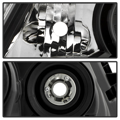 SPYDER xTune 11-17 Honda Odyssey Halogen Models Projector Headlights w/LED - Black (PRO-JH-HODY11-SQ-BK) 9055249