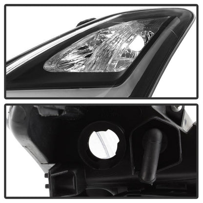 SPYDER xTune Infiniti G37 Coupe (non-AFS) 08-15 Projector Headlights - Black PRO-JH-IG3708-2D-LB-BK 9039331