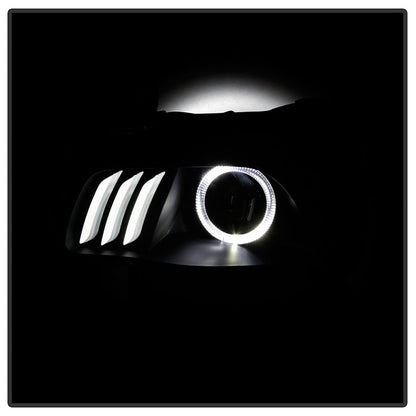 SPYDER xTune 14-17 Jeep Cherokee Halogen Model Only LED Light Bar Proj Headlights - Blk - PRO-JH-JC14-LB-BK 9047183