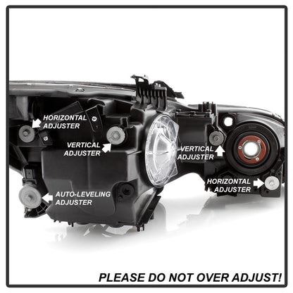 SPYDER Xtune Lexus Gs 06-11 OE Projector Headlights (w/AFS. Hid Fit) Black PRO-JH-LGS06-AFS-AM-BK 5075888