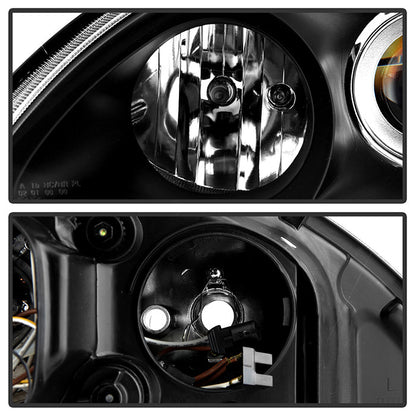SPYDER Xtune Mercedes Benz W163 Ml-Class 98-01 ProjectOEr Headlights Black PRO-JH-MBW16398-BK 9028212
