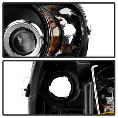 SPYDER Xtune Mercedes Benz W163 Ml-Class 98-01 ProjectOEr Headlights Black PRO-JH-MBW16398-BK 9028212