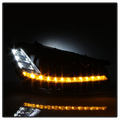 SPYDER xTune 07-09 Mercedes-Benz S-Class (W221) LED Projector Headlights - Black PRO-JH-MBW22107-HID-BK 9937071