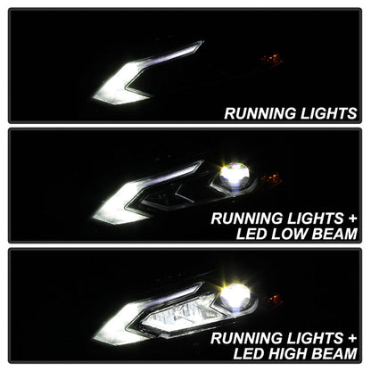 xTune Nissan Altima 19-20 4Dr w High Beam LED Projector Headlight - OE Left PRO-JH-NA20-HBA-LED-OE-L 9949388