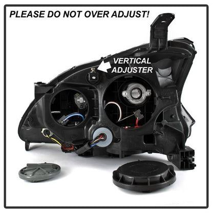 SPYDER xTune 13-15 Nissan Sentra DRL LED Light Bar Proj Halogen Headlights - Blk Smoke (PRO-JH-NS13-LB-BSM) 9042973