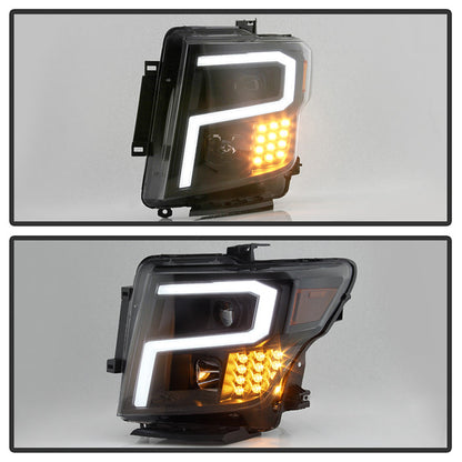 Xtune Nissan Titan (Halogen Only) 06-20 Projector Headlights Black Smoked PRO-JH-NTI16-LBBRL-BSM 9049231