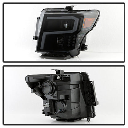Xtune Nissan Titan (Halogen Only) 06-20 Projector Headlights Black Smoked PRO-JH-NTI16-LBBRL-BSM 9049231