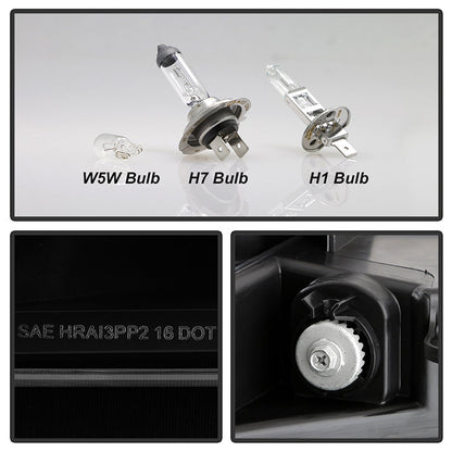 Xtune Nissan Titan (Halogen Only) 06-20 Projector Headlights Black Smoked PRO-JH-NTI16-LBBRL-BSM 9049231