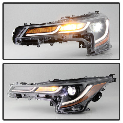 xTune US Built Toyota Corolla 18-20 L LE LED Proj Headlights-SE Style Black PRO-JH-TCOL20LUS-LED-BK 9949326