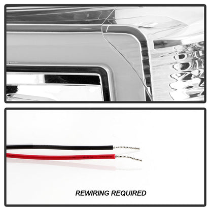 xTune Toyota Tacoma 05-11 LED Light Bar Projector Headlights - Chrome PRO-JH-TT05-LB-C 9050152