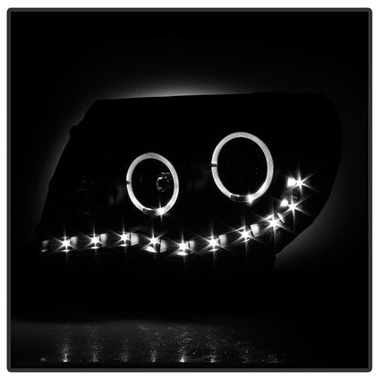 SPYDER Xtune Toyota Tacoma 05-11 Halo Projector Headlights Black PRO-JH-TT05-LED-BK 9027857