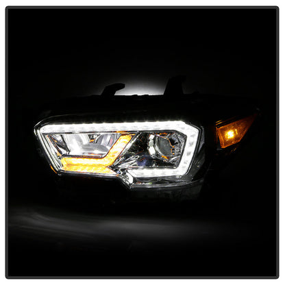 xTune Toyota Tacoma 16-19 TRD Model LED DRL Projector Headlights- Chrome PRO-JH-TTA16-FLED-TRD-C 9050091