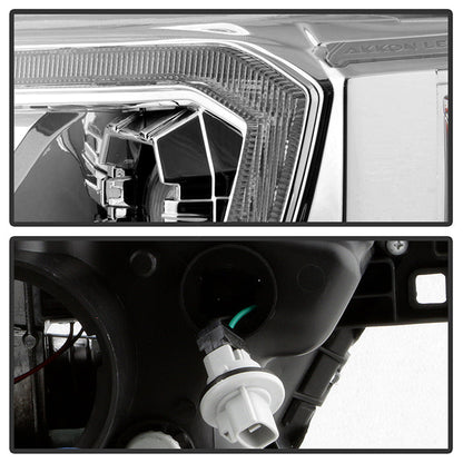 xTune Toyota Tacoma 16-19 TRD Model LED DRL Projector Headlights- Chrome PRO-JH-TTA16-FLED-TRD-C 9050091