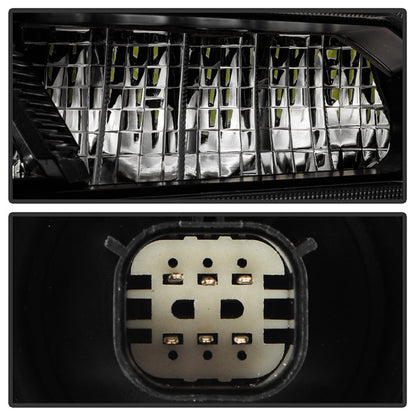 SPYDER Xtune 16-22 Toyota Tacoma Full LED w/DRL Headlight - Black (PRO-JH-TTA20-FLED-AM-BK) 9953354