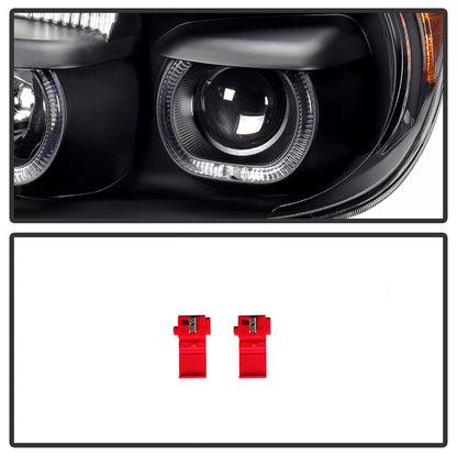 SPYDER Xtune Toyota Tundra 07-13 Projector Headlights Eliminates AFS LED Halo Black PRO-JH-TTUN07-CFB-BK 9032301